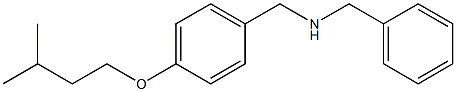 benzyl({[4-(3-methylbutoxy)phenyl]methyl})amine Structure