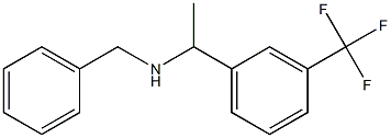 benzyl({1-[3-(trifluoromethyl)phenyl]ethyl})amine 구조식 이미지