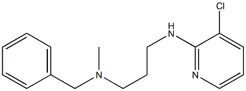 benzyl({3-[(3-chloropyridin-2-yl)amino]propyl})methylamine Structure