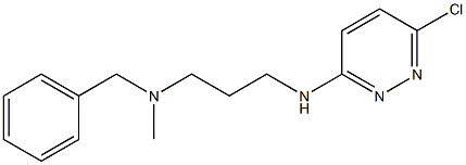 benzyl({3-[(6-chloropyridazin-3-yl)amino]propyl})methylamine 구조식 이미지