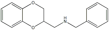 benzyl(2,3-dihydro-1,4-benzodioxin-2-ylmethyl)amine 구조식 이미지