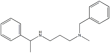 benzyl(methyl){3-[(1-phenylethyl)amino]propyl}amine 구조식 이미지