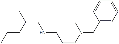 benzyl(methyl){3-[(2-methylpentyl)amino]propyl}amine Structure