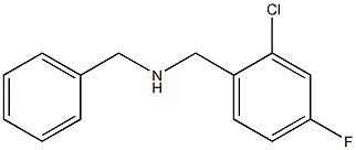 benzyl[(2-chloro-4-fluorophenyl)methyl]amine 구조식 이미지