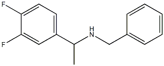 benzyl[1-(3,4-difluorophenyl)ethyl]amine 구조식 이미지