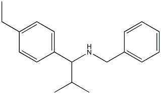 benzyl[1-(4-ethylphenyl)-2-methylpropyl]amine 구조식 이미지