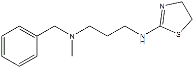 benzyl[3-(4,5-dihydro-1,3-thiazol-2-ylamino)propyl]methylamine Structure