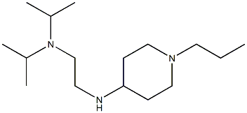 bis(propan-2-yl)({2-[(1-propylpiperidin-4-yl)amino]ethyl})amine 구조식 이미지