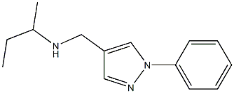 butan-2-yl[(1-phenyl-1H-pyrazol-4-yl)methyl]amine Structure