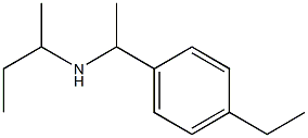 butan-2-yl[1-(4-ethylphenyl)ethyl]amine Structure