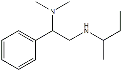 butan-2-yl[2-(dimethylamino)-2-phenylethyl]amine 구조식 이미지