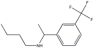 butyl({1-[3-(trifluoromethyl)phenyl]ethyl})amine 구조식 이미지