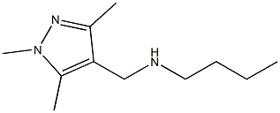 butyl[(1,3,5-trimethyl-1H-pyrazol-4-yl)methyl]amine Structure