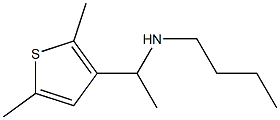 butyl[1-(2,5-dimethylthiophen-3-yl)ethyl]amine Structure