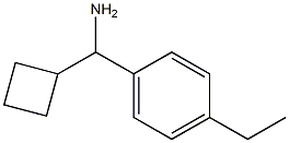 cyclobutyl(4-ethylphenyl)methanamine 구조식 이미지