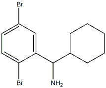 cyclohexyl(2,5-dibromophenyl)methanamine 구조식 이미지