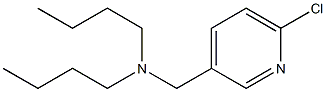 dibutyl[(6-chloropyridin-3-yl)methyl]amine 구조식 이미지