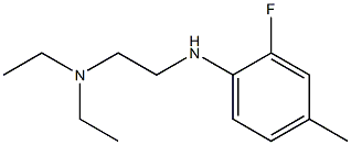 diethyl({2-[(2-fluoro-4-methylphenyl)amino]ethyl})amine Structure