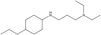 diethyl({3-[(4-propylcyclohexyl)amino]propyl})amine 구조식 이미지