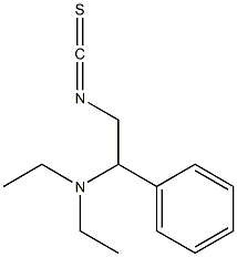 diethyl(2-isothiocyanato-1-phenylethyl)amine 구조식 이미지