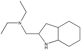 diethyl(octahydro-1H-indol-2-ylmethyl)amine 구조식 이미지