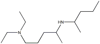 diethyl[4-(pentan-2-ylamino)pentyl]amine 구조식 이미지
