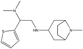 dimethyl[2-({8-methyl-8-azabicyclo[3.2.1]octan-3-yl}amino)-1-(thiophen-2-yl)ethyl]amine 구조식 이미지