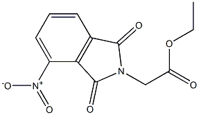 ethyl 2-(4-nitro-1,3-dioxo-2,3-dihydro-1H-isoindol-2-yl)acetate 구조식 이미지