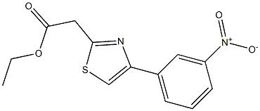 ethyl 2-[4-(3-nitrophenyl)-1,3-thiazol-2-yl]acetate Structure