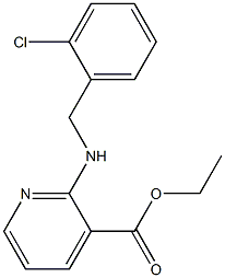 ethyl 2-{[(2-chlorophenyl)methyl]amino}pyridine-3-carboxylate Structure