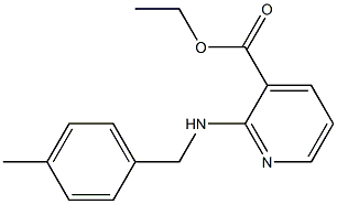 ethyl 2-{[(4-methylphenyl)methyl]amino}pyridine-3-carboxylate Structure