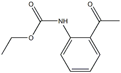 ethyl 2-acetylphenylcarbamate 구조식 이미지