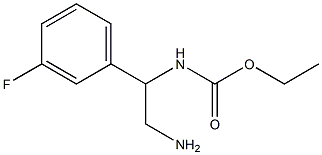 ethyl 2-amino-1-(3-fluorophenyl)ethylcarbamate Structure