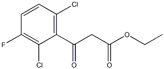 ethyl 3-(2,6-dichloro-3-fluorophenyl)-3-oxopropanoate Structure