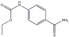 ethyl 4-(aminocarbonothioyl)phenylcarbamate 구조식 이미지