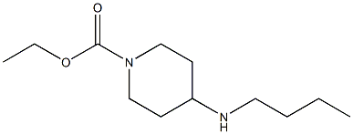 ethyl 4-(butylamino)piperidine-1-carboxylate 구조식 이미지