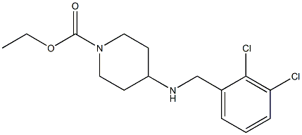 ethyl 4-{[(2,3-dichlorophenyl)methyl]amino}piperidine-1-carboxylate 구조식 이미지