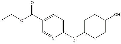 ethyl 6-[(4-hydroxycyclohexyl)amino]pyridine-3-carboxylate Structure