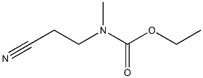 ethyl N-(2-cyanoethyl)-N-methylcarbamate Structure