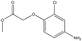 methyl (4-amino-2-chlorophenoxy)acetate Structure