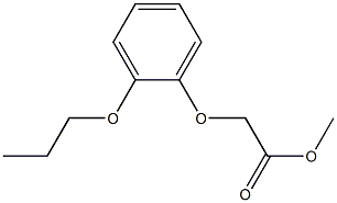 methyl 2-(2-propoxyphenoxy)acetate Structure
