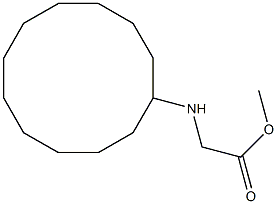 methyl 2-(cyclododecylamino)acetate 구조식 이미지