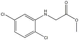 methyl 2-[(2,5-dichlorophenyl)amino]acetate Structure