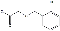 methyl 2-[(2-chlorophenyl)methoxy]acetate Structure