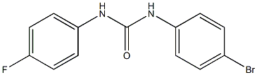 N-(4-bromophenyl)-N'-(4-fluorophenyl)urea Structure