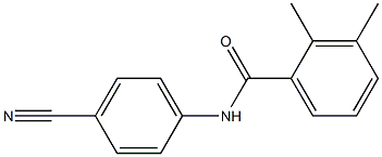 N-(4-cyanophenyl)-2,3-dimethylbenzamide 구조식 이미지