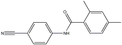 N-(4-cyanophenyl)-2,4-dimethylbenzamide 구조식 이미지