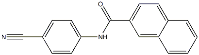 N-(4-cyanophenyl)naphthalene-2-carboxamide Structure