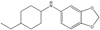 N-(4-ethylcyclohexyl)-2H-1,3-benzodioxol-5-amine Structure