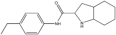 N-(4-ethylphenyl)-octahydro-1H-indole-2-carboxamide 구조식 이미지